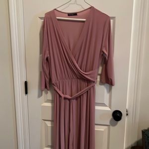 Floor length brides maid